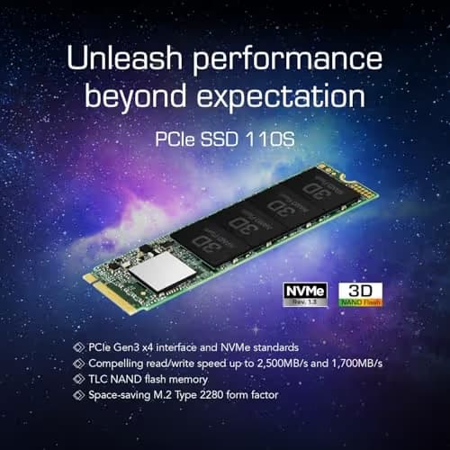 Transcend 110S 512GB SSD M.2-2280 PCIe 3.0 X4 NVMe image