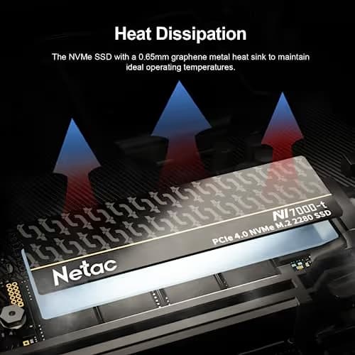 Netac NV7000-t 1TB SSD M.2-2280 PCIe 4.0 x4 NVMe image