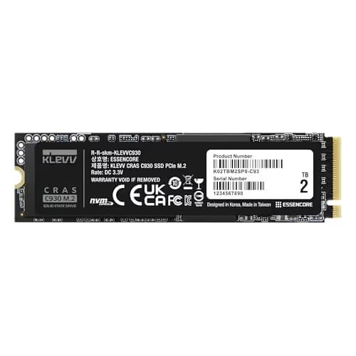 Klevv CRAS C930 2TB SSD M.2-2280 PCIe 4.0 x4 NVMe image