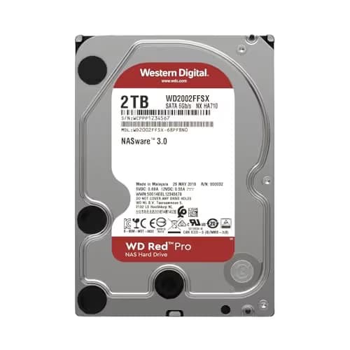 Western Digital Red Pro 2TB HDD 7200RPM 3.5" SATA image