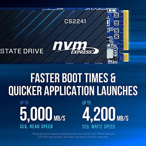 PNY CS2241 500GB SSD M.2-2280 PCIe 4.0 x4 NVMe image