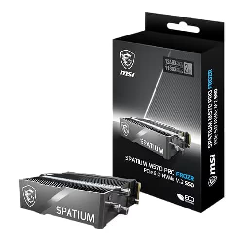 MSI SPATIUM M570 FROZR 2TB SSD M.2-2280 PCIe 5.0 X4 NVMe image