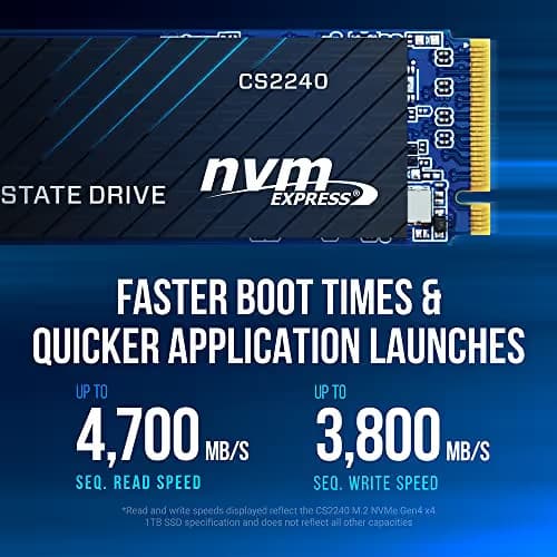 PNY CS2240 1TB SSD M.2 PCIe 4.0 NVMe image