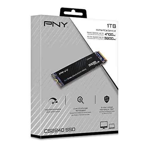 PNY CS2240 1TB SSD M.2 PCIe 4.0 NVMe image