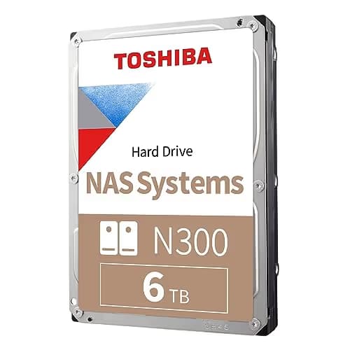 Toshiba N300 6TB 3.5" HDD 7200RPM SATA Internal image