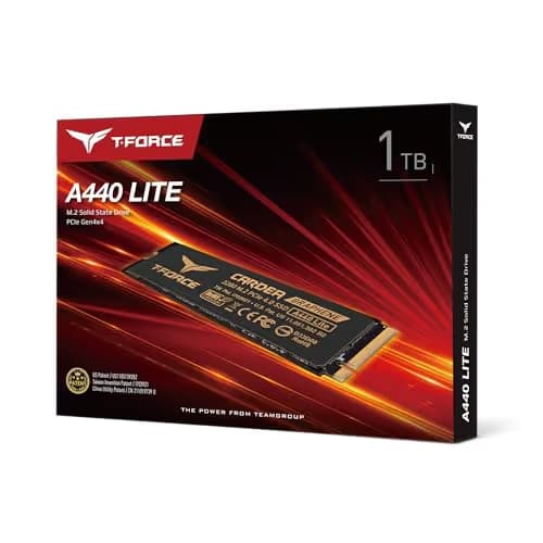 TEAMGROUP A440 Lite 1TB SSD M.2-2280 PCIe 4.0 x4 NVMe image