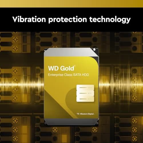 Western Digital Gold 1TB HDD 3.5" 7200RPM SATA 6.0 Gb/s image