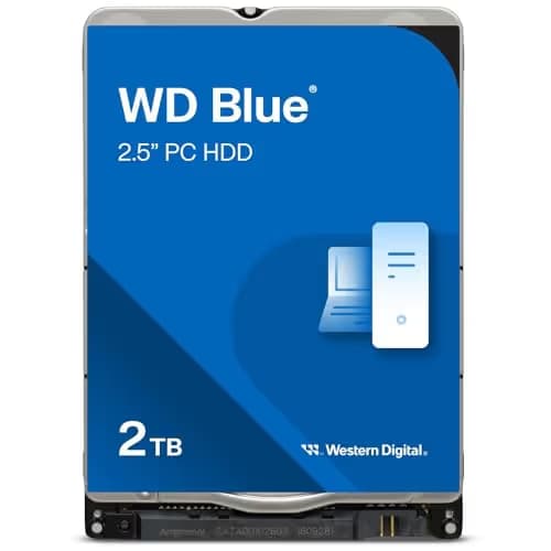 Western Digital Blue 2TB 2.5" HDD 5400RPM SATA image