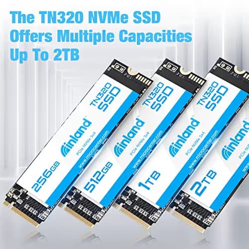 Inland TN320 256GB M.2-2280 SSD PCIe 3.0 X4 NVMe image