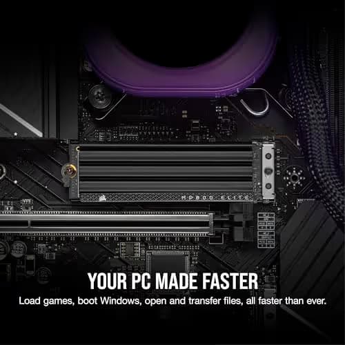 Corsair MP600 ELITE w/Heatsink 1TB SSD M.2-2280 PCIe 4.0 NVMe image