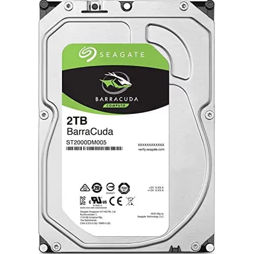 Seagate Barracuda Compute 2TB 3.5" HDD 5400RPM SATA 6.0 Gb/s image