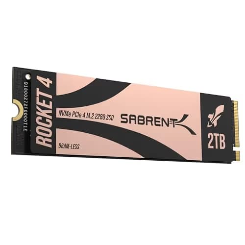 Sabrent Rocket 4 2TB SSD M.2 PCIe 4.0 NVMe image