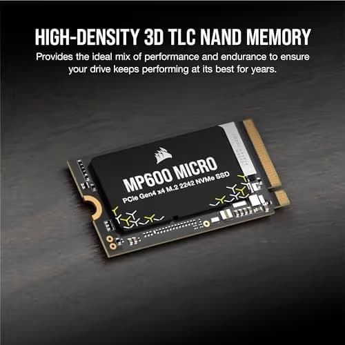 Corsair MP600 MICRO 2TB SSD M.2-2242 PCIe 4.0 NVMe image