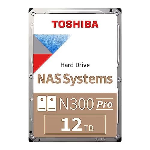 Toshiba N300 Pro 12TB 3.5" HDD 7200RPM SATA 6.0 Gb/s image