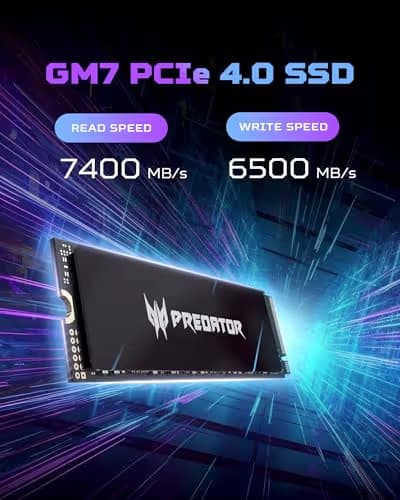 Acer Predator GM7 4TB SSD M.2 PCIe 4.0 NVMe image