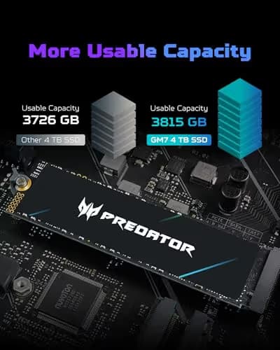 Acer Predator GM7 4TB SSD M.2 PCIe 4.0 NVMe image