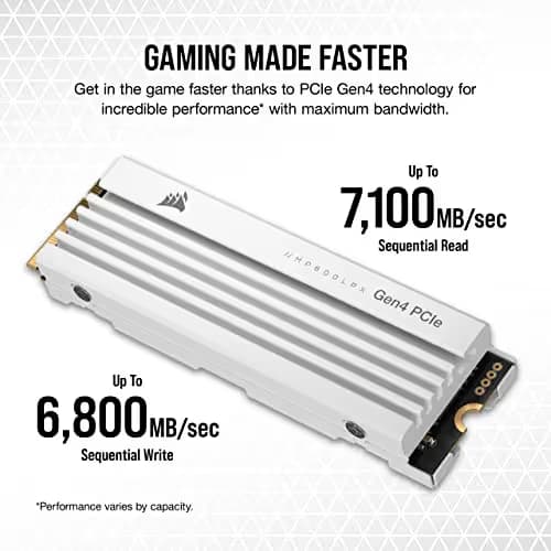 Corsair MP600 PRO LPX 4TB M.2-2280 SSD PCIe 4.0 x4 NVMe image