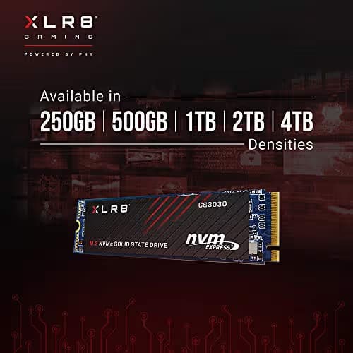 PNY XLR8 CS3030 1TB SSD M.2-2280 PCIe 3.0 x4 NVMe image
