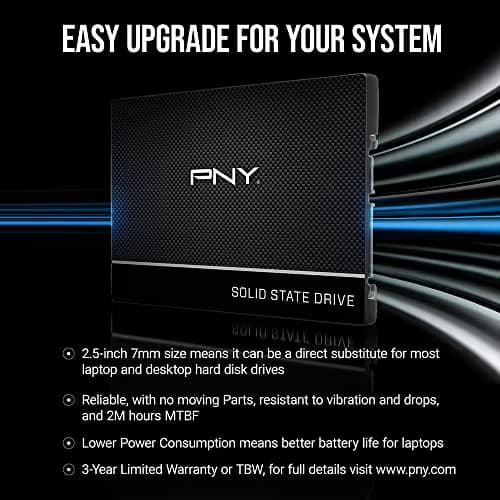 PNY CS900 250 GB SSD 2.5" SATA 6.0 Gb/s image