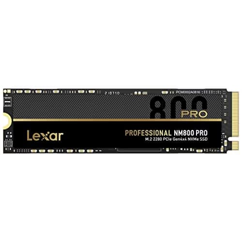Lexar Professional NM800PRO 512GB SSD M.2-2280 PCIe 4.0 NVMe image