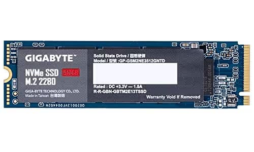 Gigabyte GP-GSM2NE3512GNTD 512GB M.2-2280 SSD PCIe 3.0 x4 NVMe image