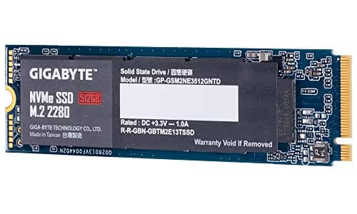 Gigabyte GP-GSM2NE3512GNTD 512GB M.2-2280 SSD PCIe 3.0 x4 NVMe image