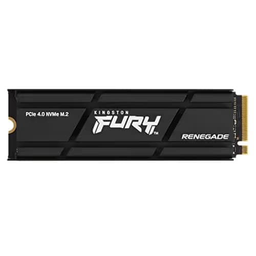Kingston Fury Renegade 500GB SSD M.2 PCIe 4.0 NVMe with Heat Sink image