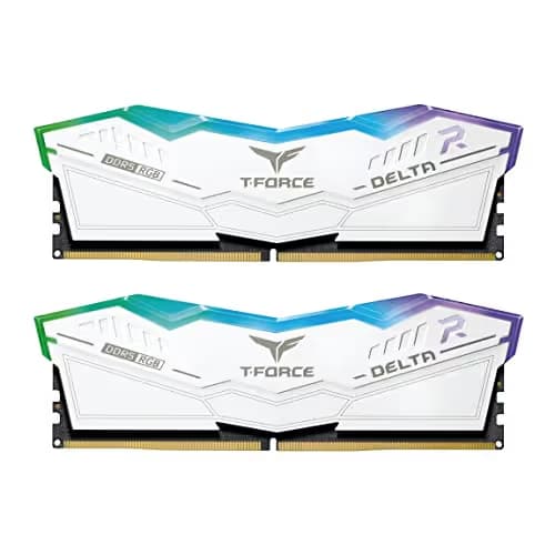 TEAMGROUP T-Force Delta RGB White DDR5-8000 CL38 32GB (2x16GB) image