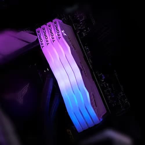 TEAMGROUP T-Force Delta RGB White DDR5-8000 CL38 32GB (2x16GB) image