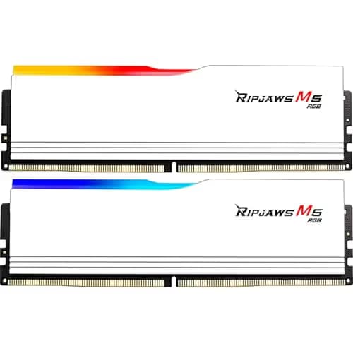 G.Skill Ripjaws M5 RGB White DDR5-6000 CL32 32GB (2x16GB) image