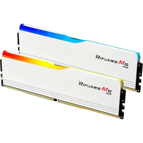 G.Skill Ripjaws M5 RGB White DDR5-6000 CL32 32GB (2x16GB) image