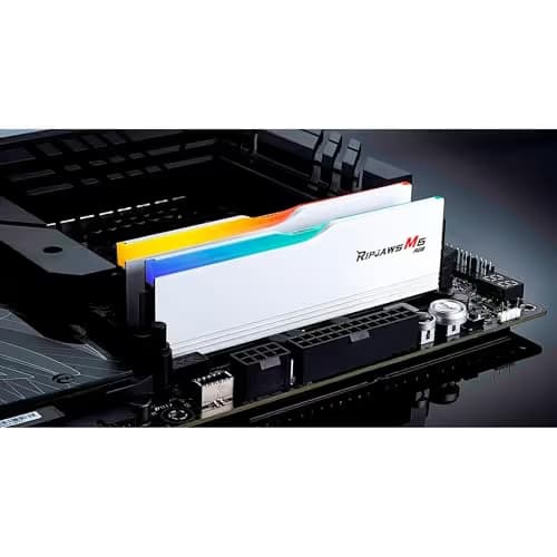 G.Skill Ripjaws M5 RGB White DDR5-6000 CL32 32GB (2x16GB) image