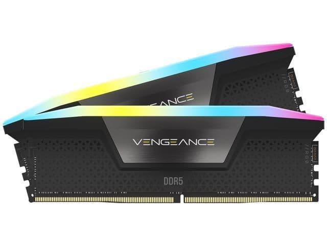 Corsair Vengeance RGB Black / Gray DDR5-7000 CL36 32GB (2x16GB) image