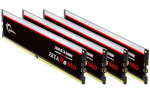 G.Skill Zeta R5 Neo Black Registered DDR5-6400 CL32 128GB (4x32GB) image
