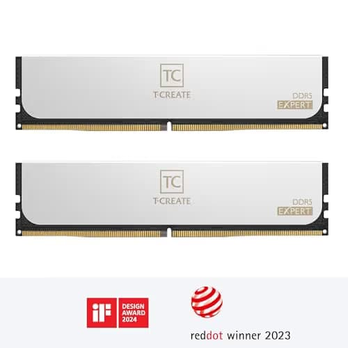 TEAMGROUP T-Create Expert White DDR5-6800 CL36 96GB (2x48GB) image