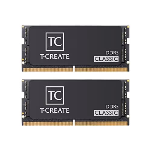 TEAMGROUP T-Create Classic Black DDR5 SODIMM-5600 CL46 64GB (2x32GB) image