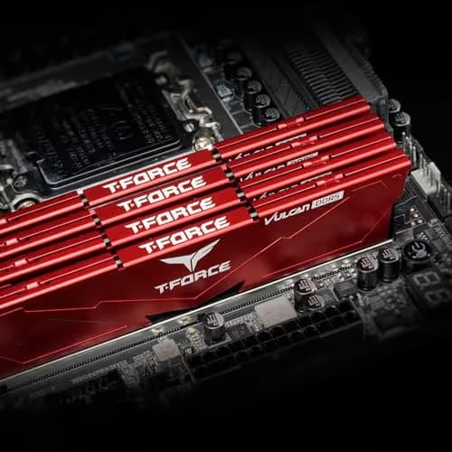 TEAMGROUP T-Force Vulcan Red DDR5-6000 CL38 32GB (2x16GB) image