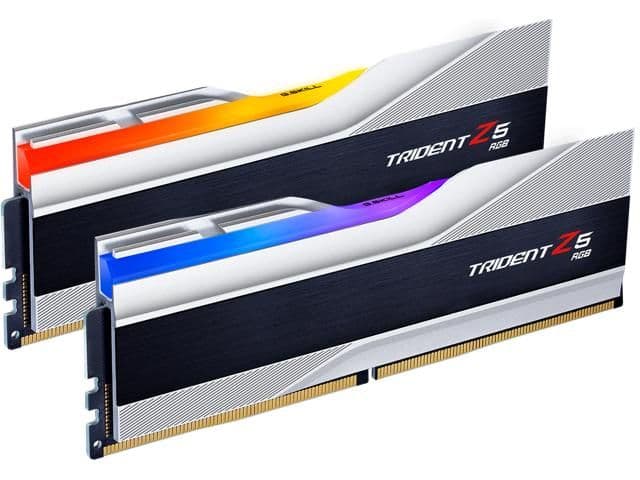 G.Skill Trident Z5 RGB White / Black DDR5-5200 CL36 32GB (2x16GB) image