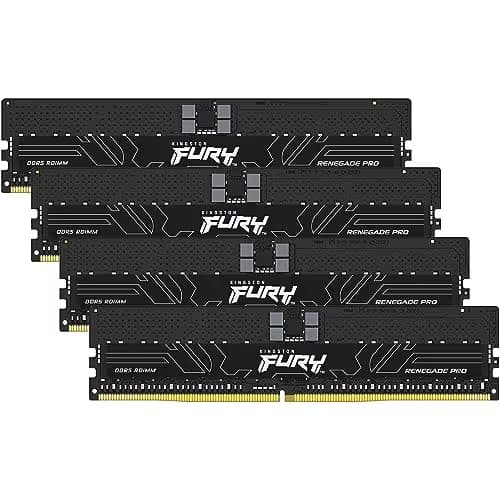 Kingston FURY Renegade Pro Black Registered DDR5-6400 CL32 128GB (4x32GB) main image