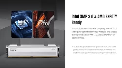 Klevv FIT V White DDR5-6000 CL32 32GB (2x16GB) image