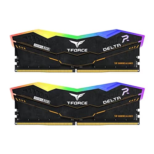 TEAMGROUP T-Force Delta TUF Gaming Alliance RGB Black DDR5-5200 CL40 32GB (2x16GB) image