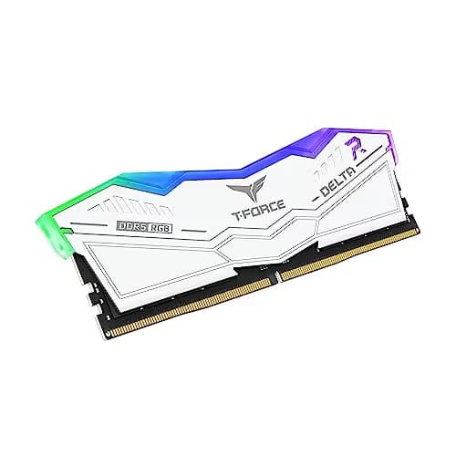 TEAMGROUP T-Force Delta RGB White DDR5-7600 CL36 48GB (2x24GB) image