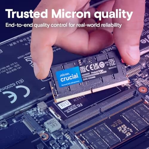 Crucial CT48G56C46S5 Black SODIMM DDR5-5600 CL46 48GB (1x48GB) image