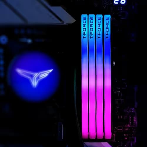 TEAMGROUP T-Force Delta RGB Black DDR5-6000 CL38 64GB (2x32GB) image