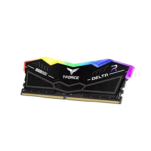 TEAMGROUP T-Force Delta RGB Black DDR5-6000 CL38 64GB (2x32GB) image