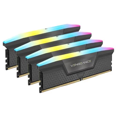 Corsair Vengeance RGB Black / Gray DDR5-5600 CL36 64GB (4x16GB) main image
