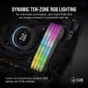 Corsair Vengeance RGB Black / Gray DDR5-5600 CL36 64GB (4x16GB) image