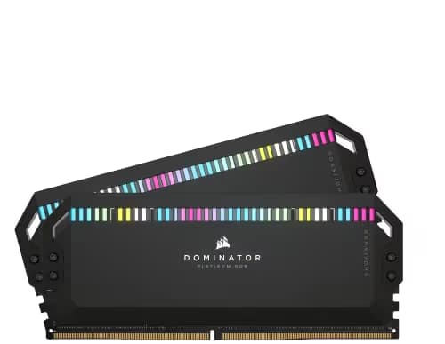 Corsair Dominator Platinum RGB Black DDR5-6200 CL36 32GB (2x16GB) image