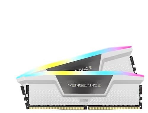 Corsair Vengeance RGB White / Silver DDR5-6000 CL36 32GB (2x16GB) image
