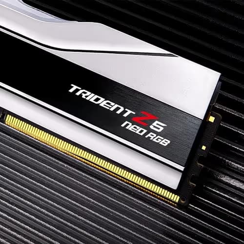 G.Skill Trident Z5 Neo RGB Silver / Black DDR5-8000 CL38 32GB (2x16GB) image